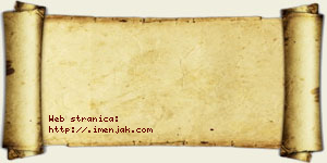 Jovana Zirojević vizit kartica